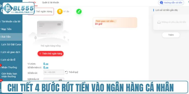 Hướng Dẫn Cách Rút Tiền BL555 An Toàn Và Nhanh Chóng