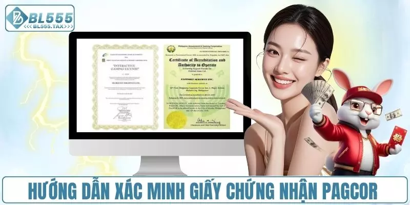 Chứng nhận PAGCOR - Giấy Phép Nhà Cái Uy Tín BL555.COM