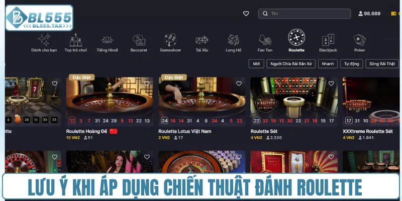 Cách Đặt Cược Roulette Dễ Thắng Mới Nhất