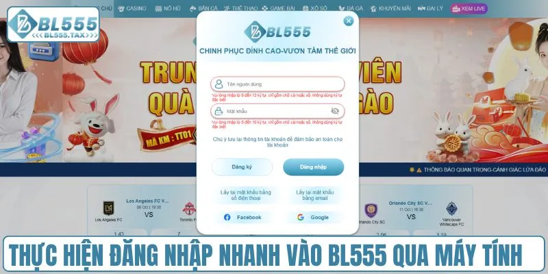 Đăng Nhập BL555 - Hướng Dẫn Đăng Nhập Nhận Quà Khủng